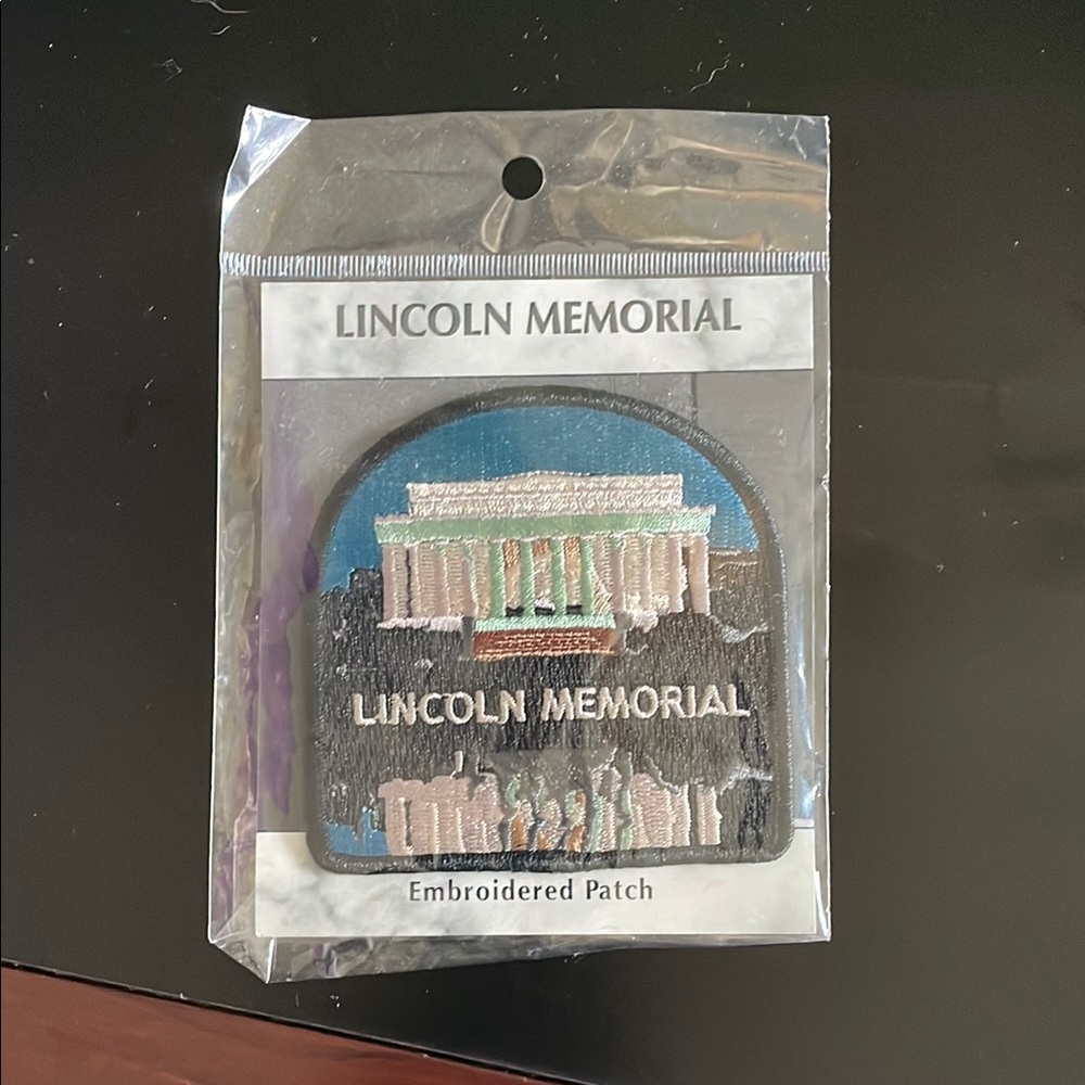 Lincoln Memorial Embroidered Patch